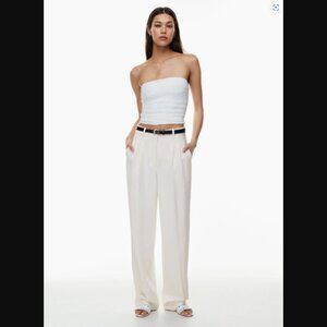 NWT Aritzia Effortless Pant Tall Size 10 Light Birch #95188